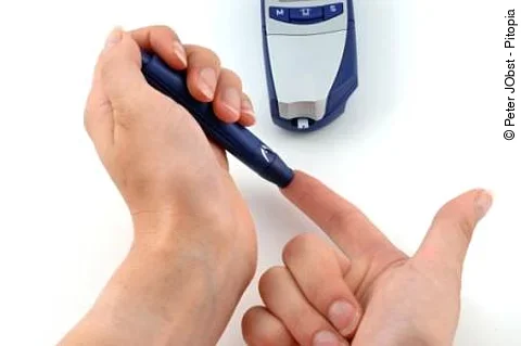 Pieksen für Insulinmessung