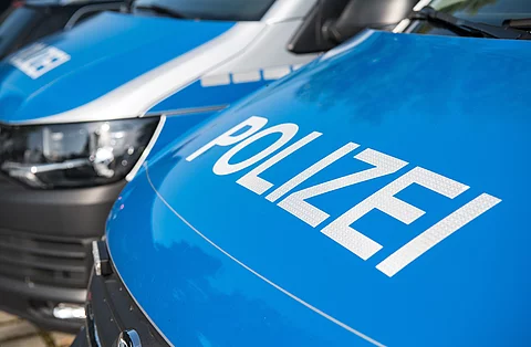 Polizeifahrzeug, Beschriftung