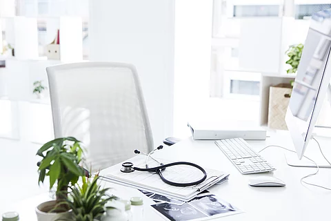 Doctor's desk