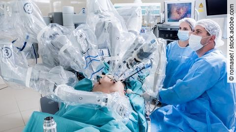 Modern surgical system. Medical robot. Minimally invasive roboti