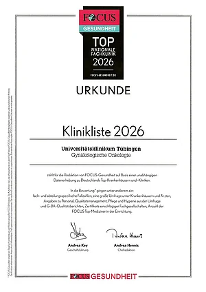 Focus Gynäkologische Onkologie 2026